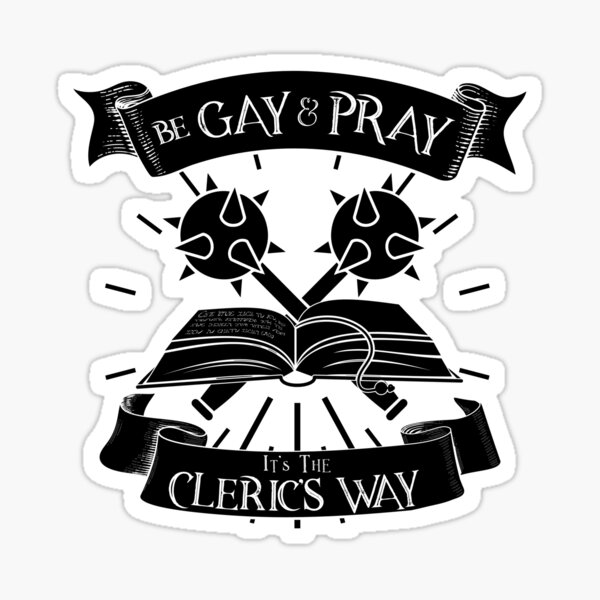 Cleric Way (Dark Variant) Sticker