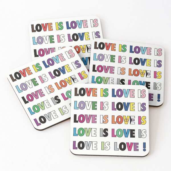 Item preview, LOVE IS LOVE IS LOVE IS LOVE designed and sold by Gingerbreaded.