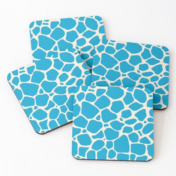 Item preview, Blue Giraffe Animal Print designed and sold by WandaStar.