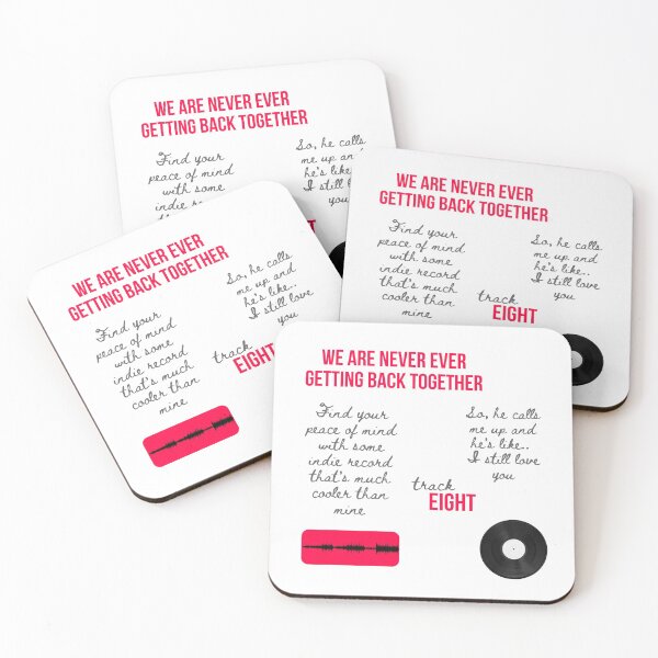 Item preview, We Are Never Ever Getting Back Together - Taylor Swift RED designed and sold by bombalurina.