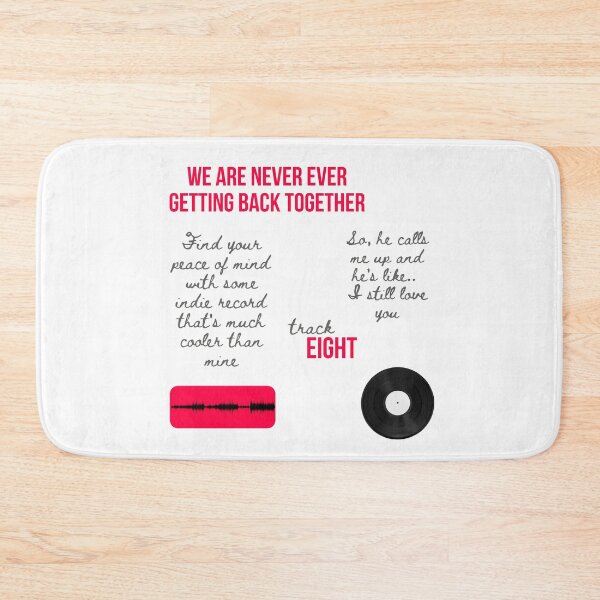 Item preview, We Are Never Ever Getting Back Together - Taylor Swift RED designed and sold by bombalurina.
