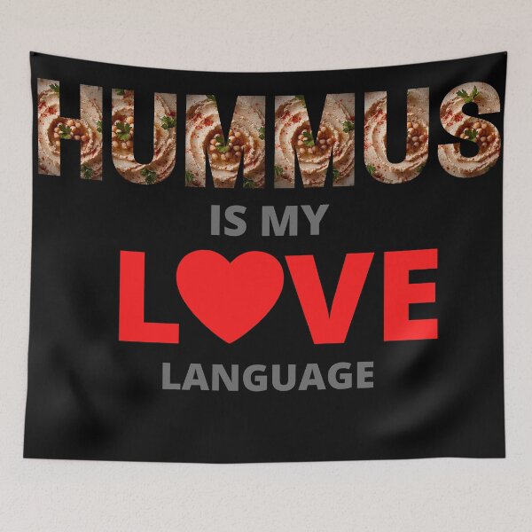 Item preview, Hummus is my Love Language designed and sold by NerdyByDesign.