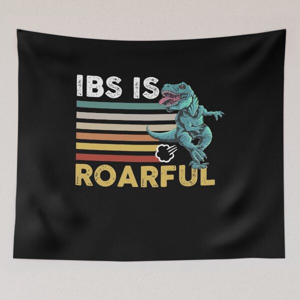 Item preview, IBS is Awful Dinosaur Roarful Funny Irritable Bowel Syndrome designed and sold by Dressed For  Duty.