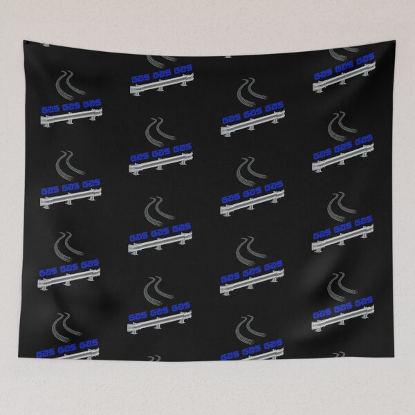 Item preview, Anime Guardrail & Lyrics! Design#2-Blue (on Black) designed and sold by epinkb.