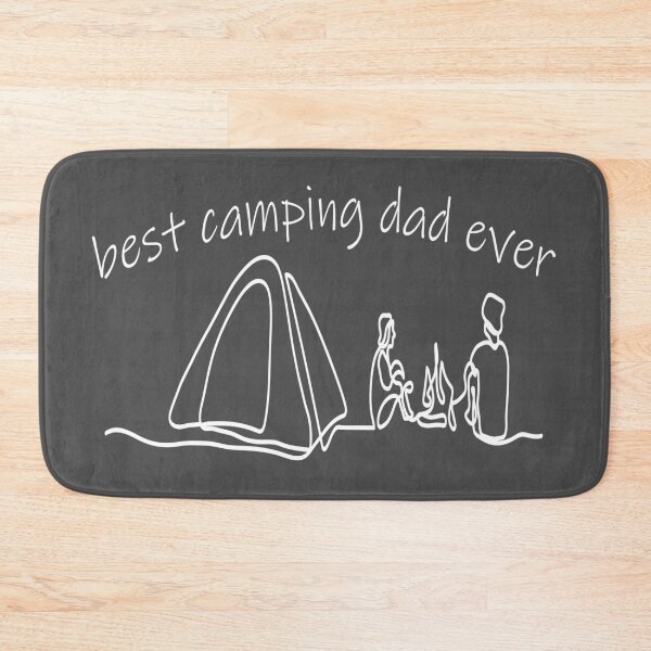 Item preview, Best Camping Dad Ever, One Line Drawing designed and sold by Amindo.