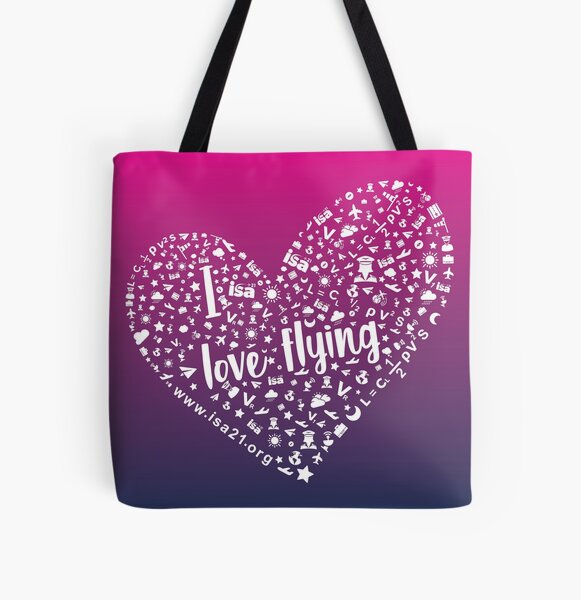 I really love flying All Over Print Tote Bag
