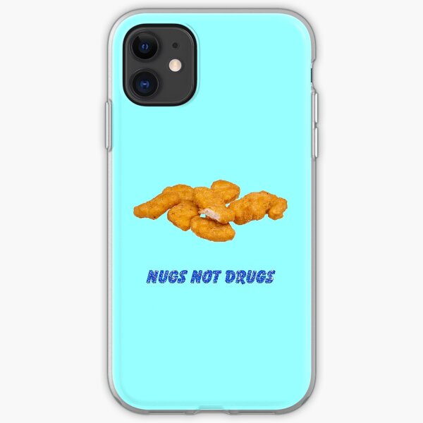nugs not drugs iPhone Soft Case