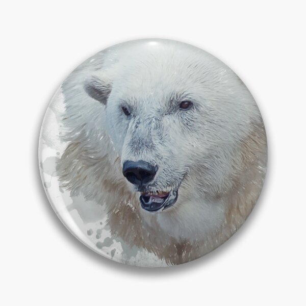 Item preview, Digital Painting of Polar Bear on white background designed and sold by svetlanna.
