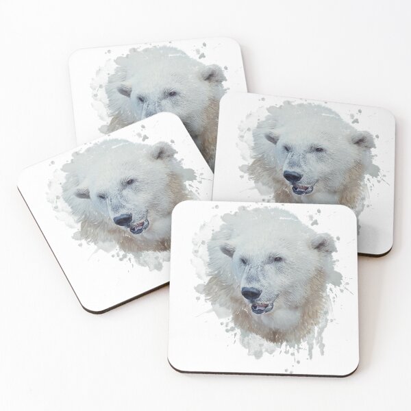 Item preview, Digital Painting of Polar Bear on white background designed and sold by svetlanna.