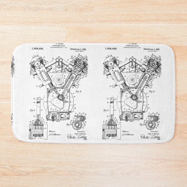 Item preview, Internal Combustion Engine Technical Patent Drawing designed and sold by RustyForks.
