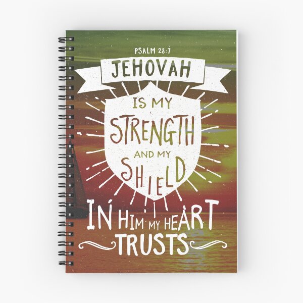Artikelvorschau, PSALM 28: 7 entworfen und verkauft von Paper Bee Gift Shop.