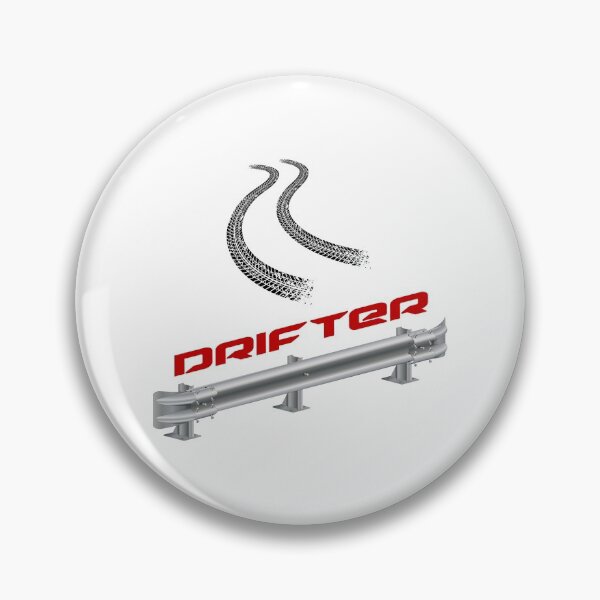 Item preview, “Drifter” Guardrail! Red (on White) designed and sold by epinkb.