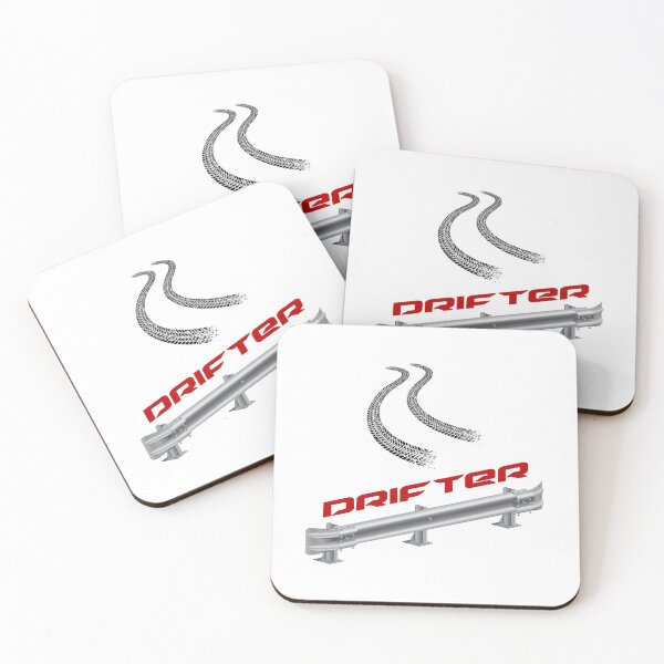 Item preview, “Drifter” Guardrail! Red (on White) designed and sold by epinkb.