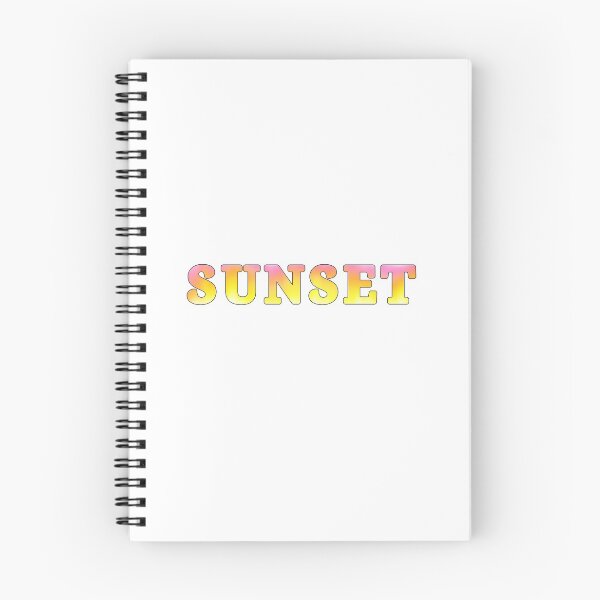 Item preview, Sunset within the word SUNSET designed and sold by Ninja Design Printable.