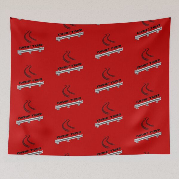 Item preview, “Drifter” Guardrail! Red (on Red) designed and sold by epinkb.
