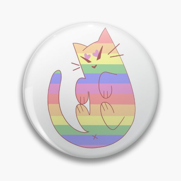 Item preview, Rainbow Pride Cat designed and sold by maxxinewellimus.