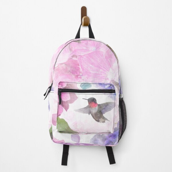 Item preview, Seamless floral design with hydrangea flowers and hummingbirds for background, Endless pattern. designed and sold by svetlanna.