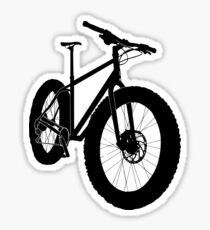 fat tire bike Sticker