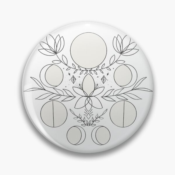 Item preview, Moon phases symmetrical pattern designed and sold by Jpsmyth.