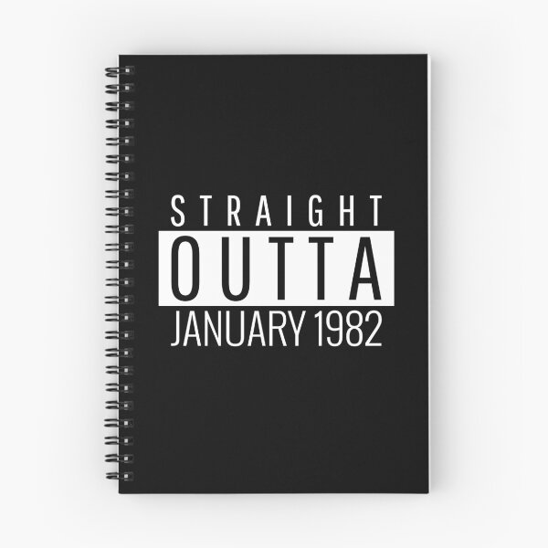 Item preview, Straight Outta January 1982  designed and sold by Teelogic.