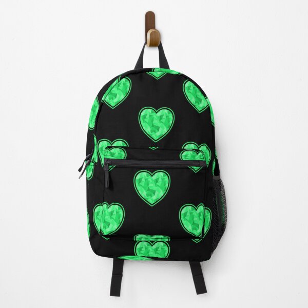 Item preview, Heart with Low Poly Triangle Pattern Overlay - Green designed and sold by dylanxh.