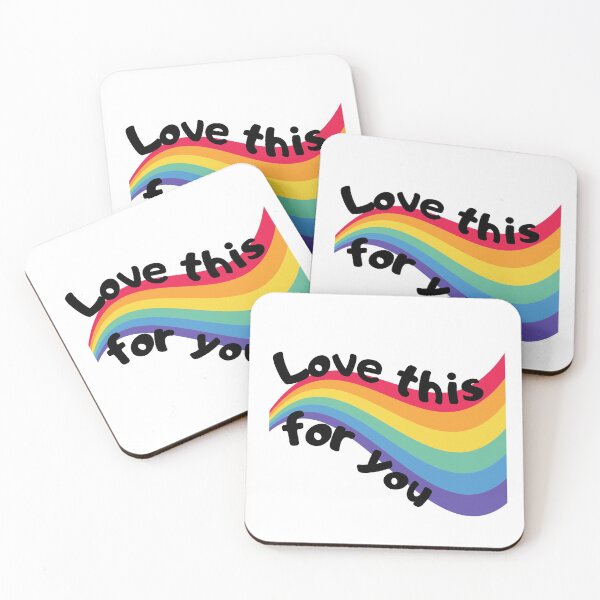 Item preview,  Love this for you, vintage colors, LGBTQ flag designed and sold by Smileycreation.