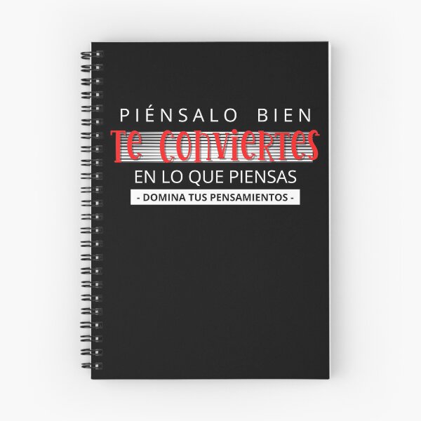 Item preview, Piensalo Bien, Te Conviertes en lo que Piensas, Domina tus Pensamientos designed and sold by InkItStudio.