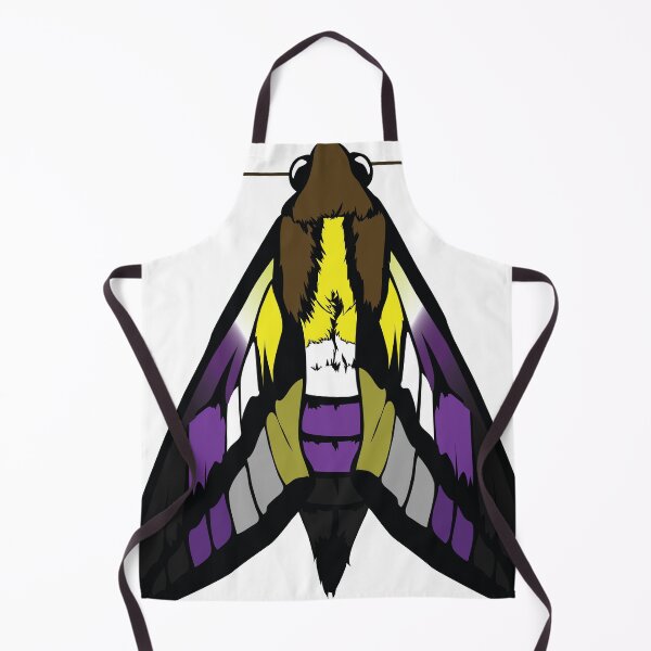 Item preview, NonBinary Pride Moth designed and sold by RedTailArts.