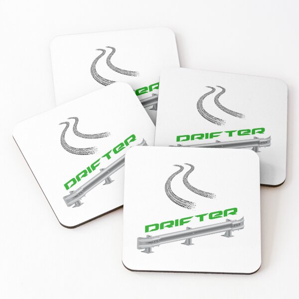 Item preview, “Drifter” Guardrail! Green (on White) designed and sold by epinkb.