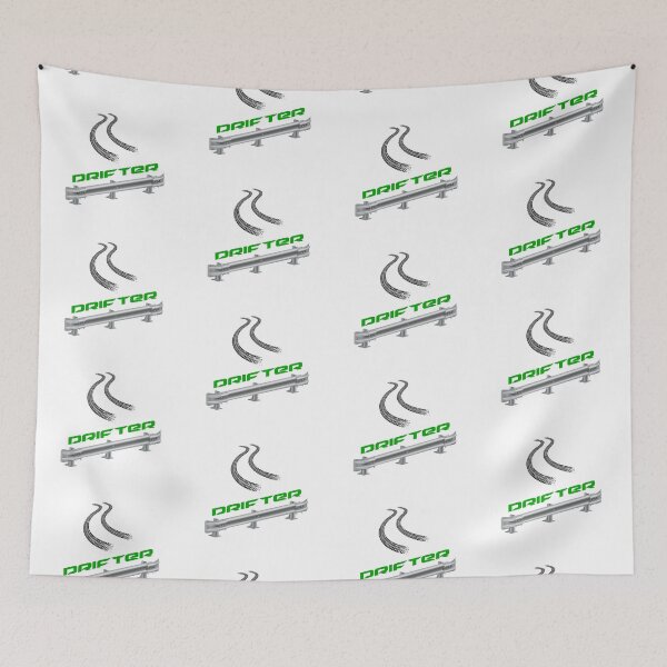Item preview, “Drifter” Guardrail! Green (on White) designed and sold by epinkb.