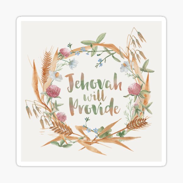 Item preview, Jehovah Will Provide designed and sold by Paper Bee Gift Shop.