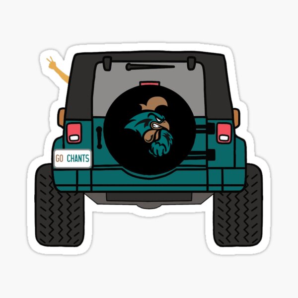 Coastal Carolina Jeep Wave Sticker