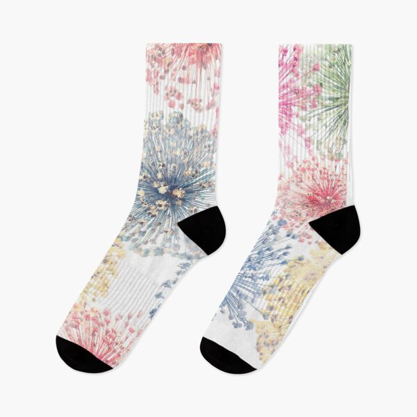 Item preview, Watercolor digital painting of Dry flowers of a wild onions. Seamless background . designed and sold by svetlanna.