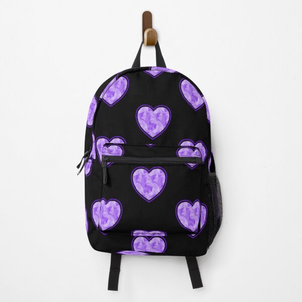 Item preview, Heart with Low Poly Triangle Pattern Overlay - Purple designed and sold by dylanxh.