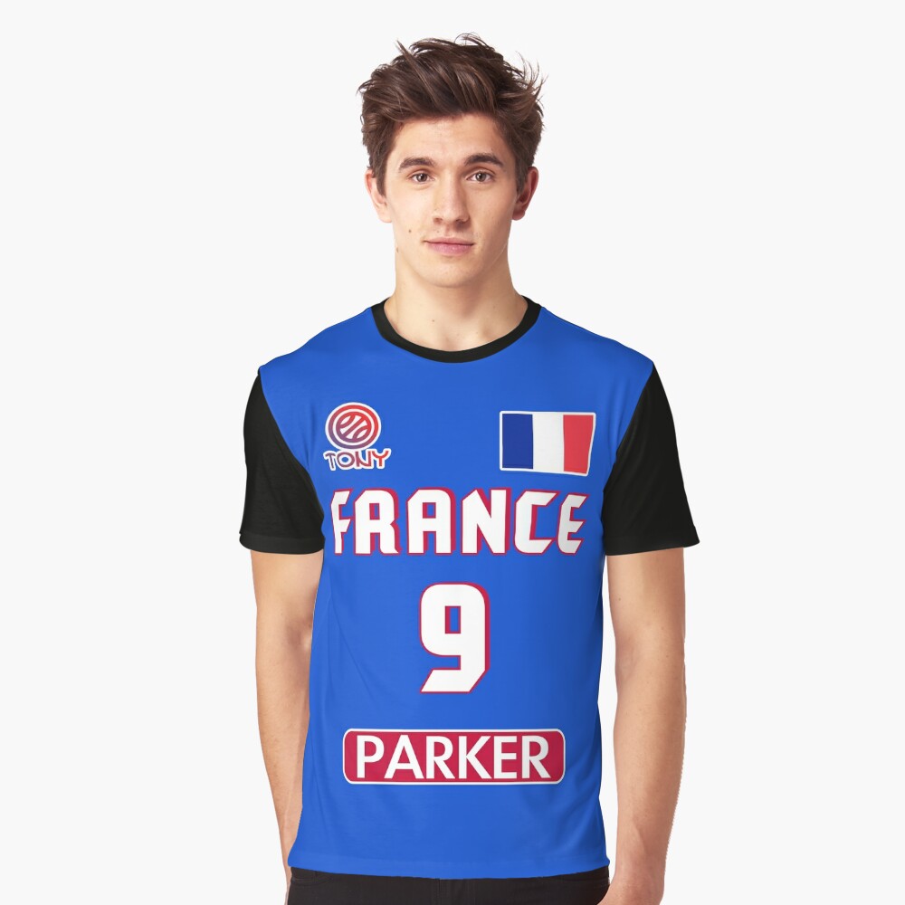 Tony Parker Retro France Basketball Jersey Design Lightweight Hoodie for  Sale by acquiesce13