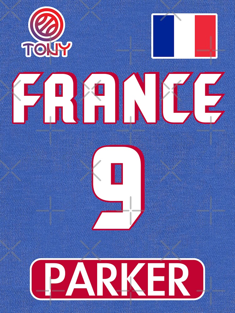 Tony Parker Retro France Basketball Jersey Design Lightweight Hoodie for  Sale by acquiesce13