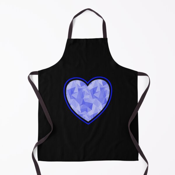 Item preview, Heart with Low Poly Triangle Pattern Overlay - Blue designed and sold by dylanxh.