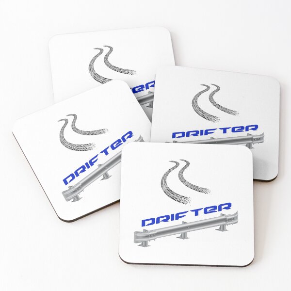 Item preview, “Drifter” Guardrail! Blue (on White) designed and sold by epinkb.