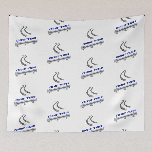 Item preview, “Drifter” Guardrail! Blue (on White) designed and sold by epinkb.