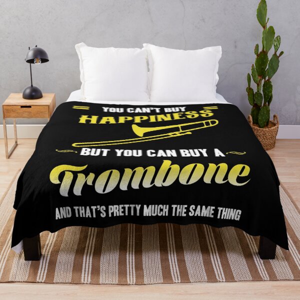 Item preview, You cant buy happiness but you can buy a trombone designed and sold by Silver Medal.