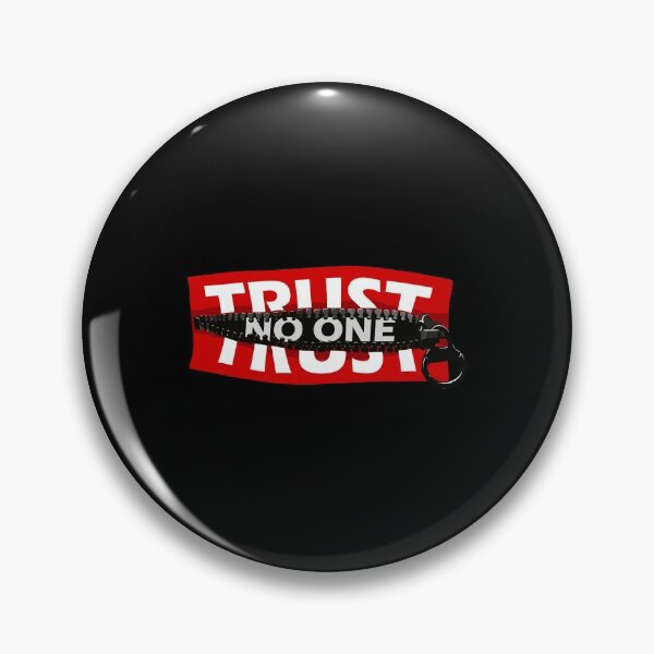 Item preview, Trust No One Graphic Tees - Motivational Graphic Quotes Pullover Hoodie designed and sold by zerniakcor.