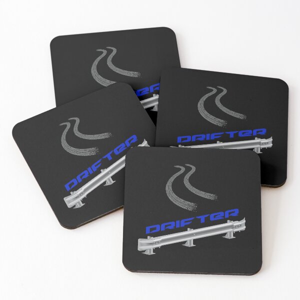 Item preview, “Drifter” Guardrail! Blue (on Black) designed and sold by epinkb.