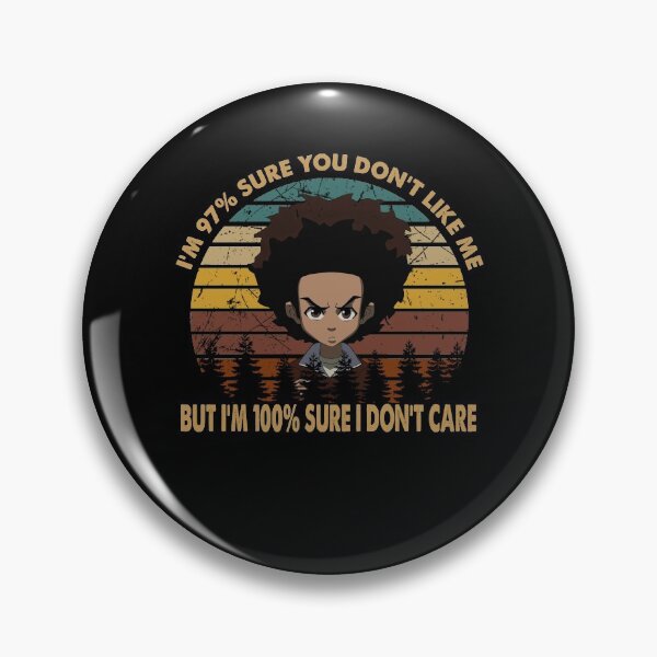 Item preview, Huey freeman I don't care The boondocks sitcom quote vintage classic designed and sold by DuboisMarion.