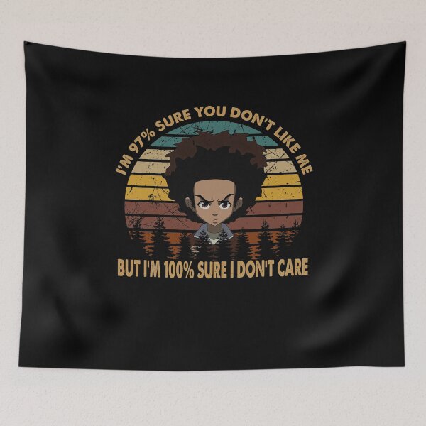 Item preview, Huey freeman I don't care The boondocks sitcom quote vintage classic designed and sold by DuboisMarion.