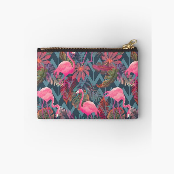 Item preview, flamingo pink tropical pattern designed and sold by mark ashkenazi.