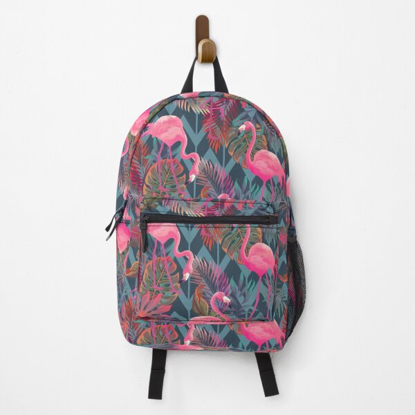 Item preview, flamingo pink tropical pattern designed and sold by mark ashkenazi.