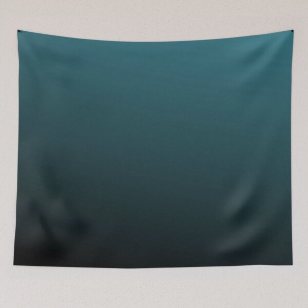 Item preview, Teal Green and Black Gradient Ombre designed and sold by Gsallicat.