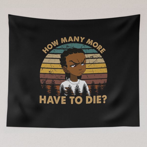 Item preview, Riley's quote How many more have to die The boondocks sitcom vintage designed and sold by DuboisMarion.