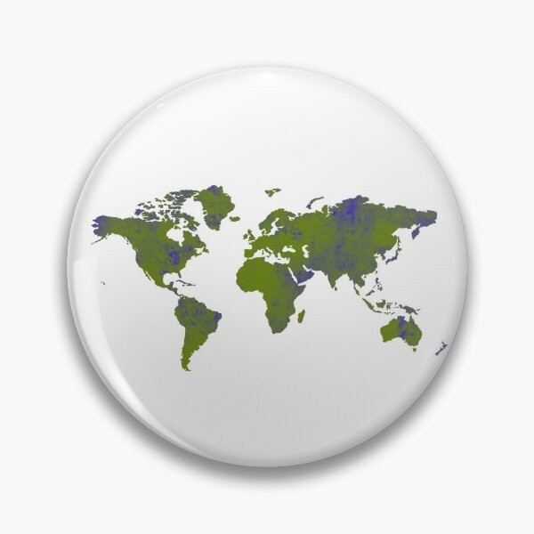 Item preview, World map designed and sold by sarcohpagus.
