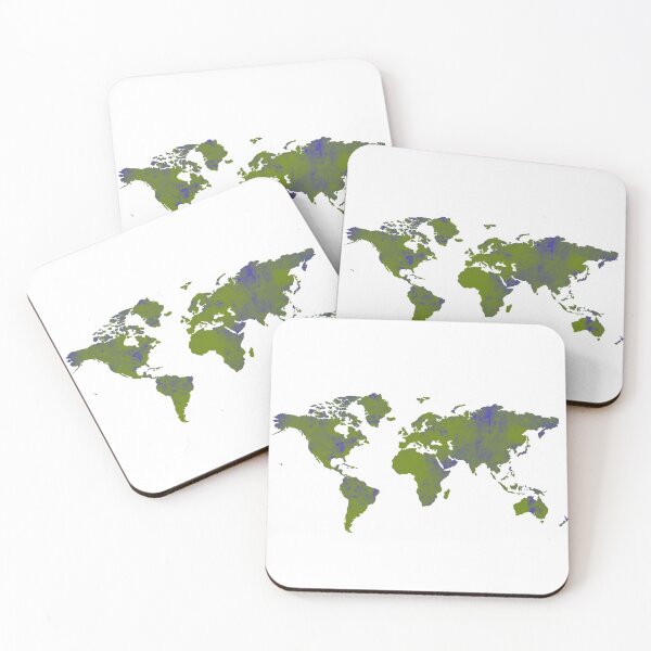 Item preview, World map designed and sold by sarcohpagus.